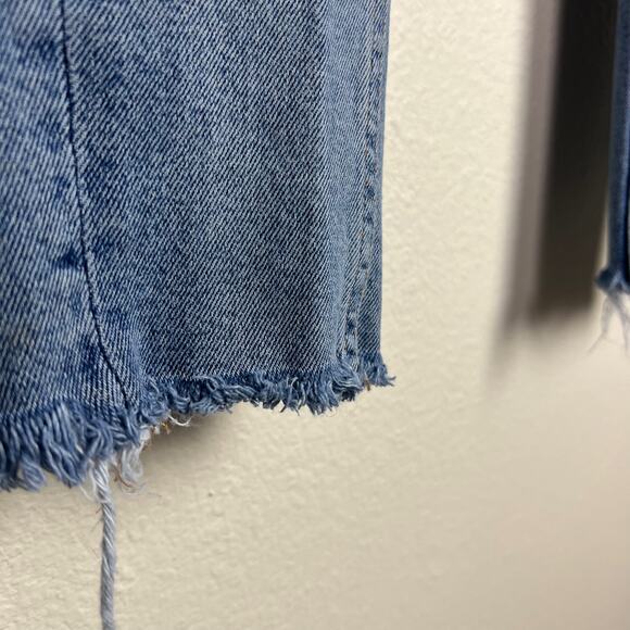 Levi's Altered 711 Skinny Jeans Women's Size 29 Distressed Light Wash Denim - Picture 6 of 12